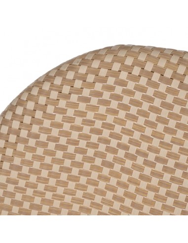 Cadeira empilhável em alumínio com aspeto de...