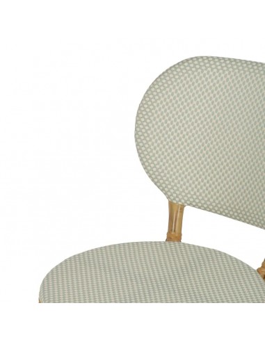 Silla apilable de Aluminio símil ratán y...