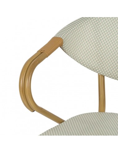 Silla con brazos apilable de Aluminio símil...