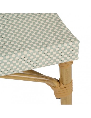 Silla con brazos apilable de Aluminio símil...