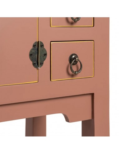 Mesa de Console Oriental SHIAN, 63 x 26, Mocha,...