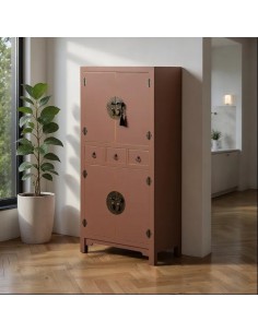 Aparador Oriental Alto SHIAN 131 x 63, moka. 2 puertas y... 2