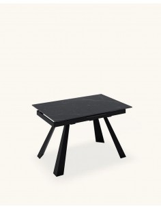 Mesa extensible JUDY 140(180) x 90, porcelánico y metal... 2