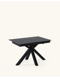 Mesa extensible ARGO 120(150) x 80, porcelánico y metal... 2