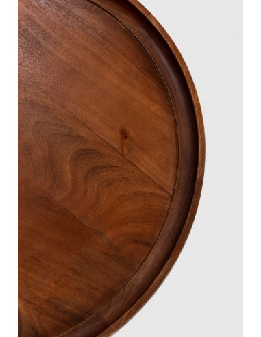 Mesa de Centro Redonda GISELLE 80 en Madera de...