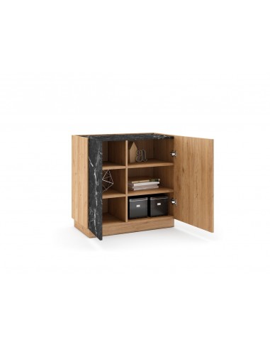 Aparador DIONE 80 x 78, 2 portas em melamina de...