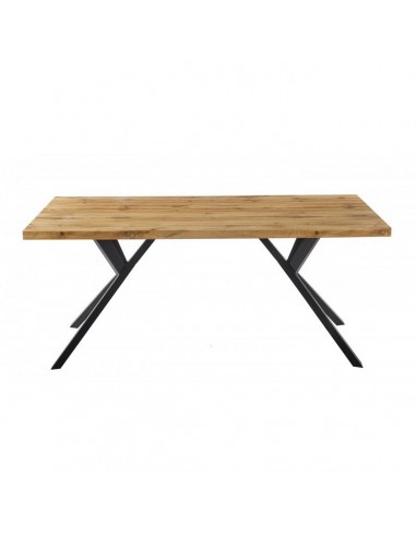 Mesa de comedor 180 x 90 OLIVER, MDF roble y...