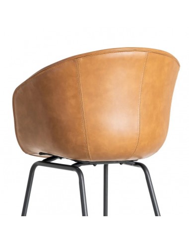 Cadeira com braços estilo industrial vintage...