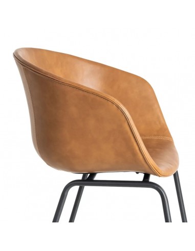 Silla con brazos de estilo industrial vintage...