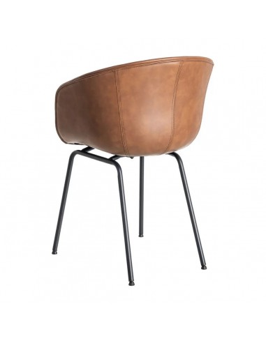 Silla con brazos de estilo industrial vintage...