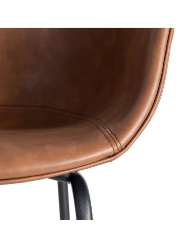 Silla con brazos de estilo industrial vintage...