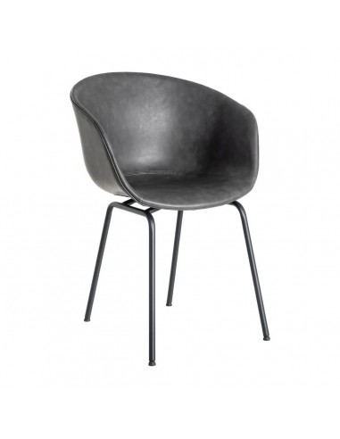 Silla con brazos de estilo industrial vintage...