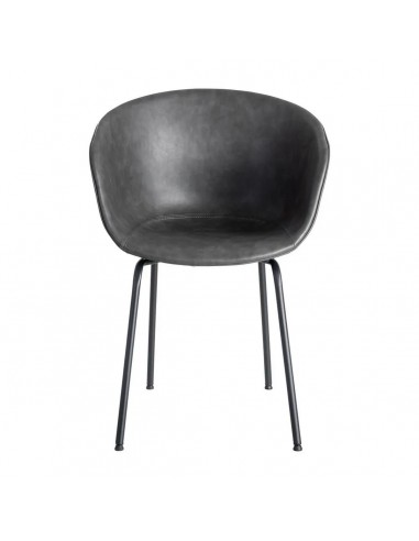 Silla con brazos de estilo industrial vintage...