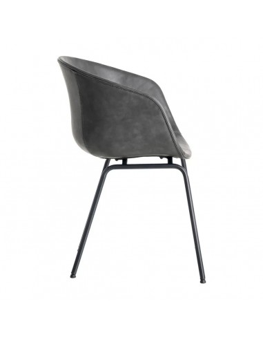 Silla con brazos de estilo industrial vintage...