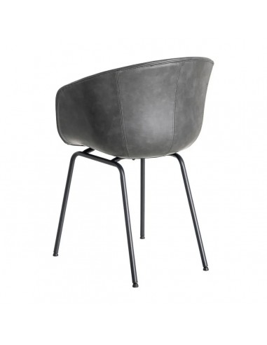 Cadeira com braços estilo industrial vintage...