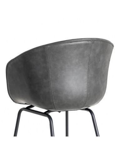 Silla con brazos de estilo industrial vintage...