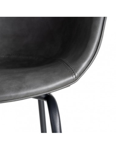 Cadeira com braços estilo industrial vintage...