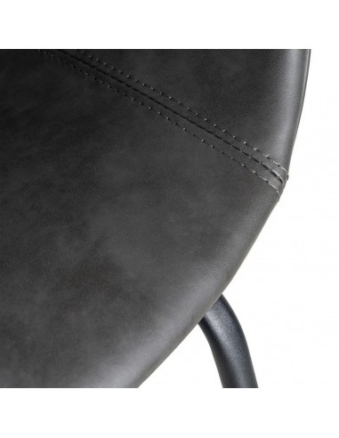 Silla con brazos de estilo industrial vintage...