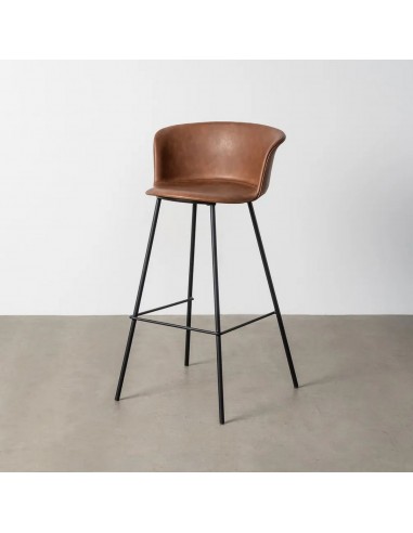 Taburete de estilo industrial ROXIE 75 símil...