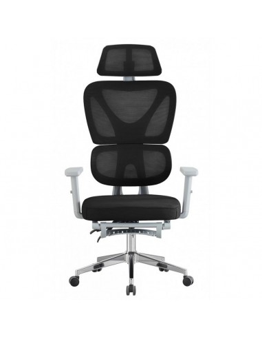 Sillón ergonómica de oficina BUYDUR, alta, gris...