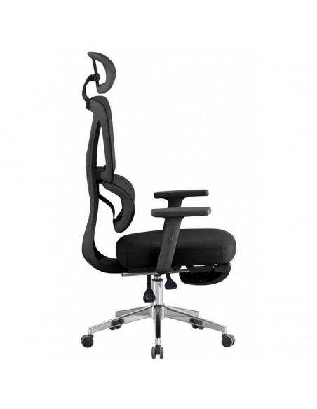 Cadeira ergonômica de escritório BUYDUR, alta, tela preta