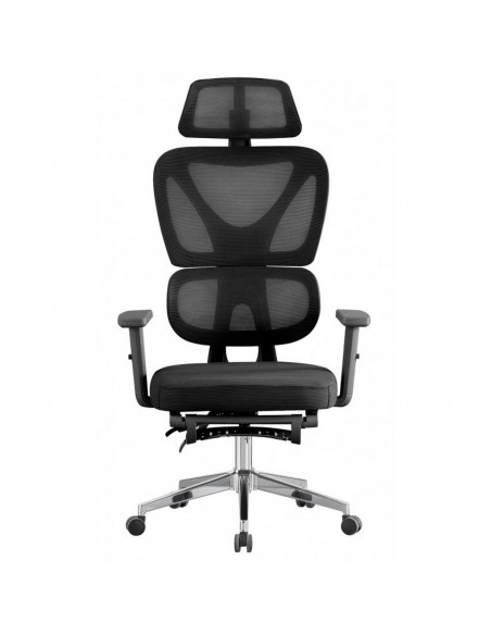 Cadeira ergonômica de escritório BUYDUR, alta, tela preta