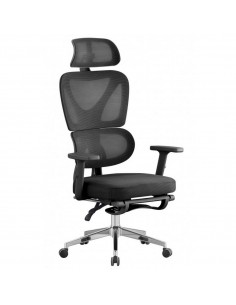 Cadeira ergonômica de escritório BUYDUR, alta, tela preta