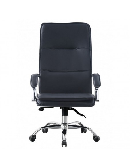 Sillón de oficina ROTHNE, alto, mecanismo multifunción, similpiel negra