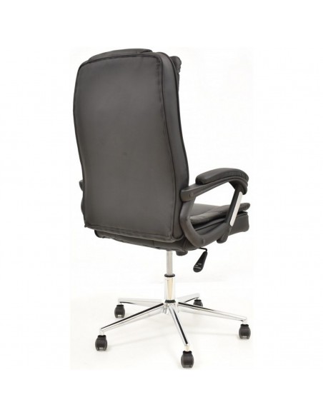 Sillón de oficina KEDU, alto, gas, basculante, similpiel negra