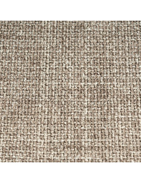 Cadeira de design Zahara em tecido Tango e pernas de aço preto.