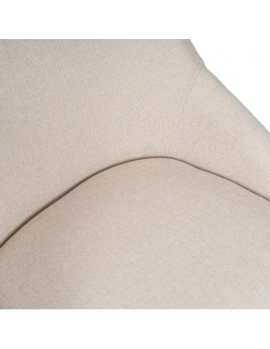 Cadeira giratória AMELIE, tecido, metal, preto