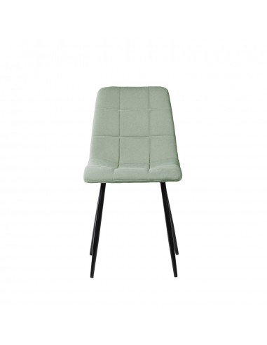 Cadeira estofada Walk, tecido, metal, preto