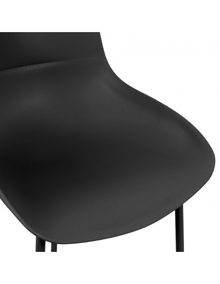 Silla LUNA Moderna Polipropileno con Patas Metálicas