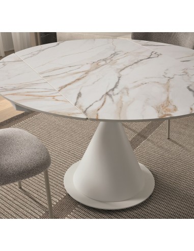 Mesa extensível giratória KORA 80 (130) x 75...