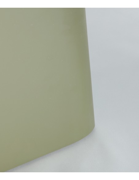 Mesa redonda de diseño geométrico 120 MORLA, MDF verde