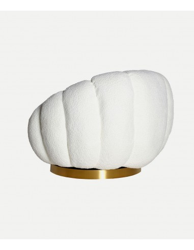 Sillón giratorio art deco BOUCLÉ CREST en...