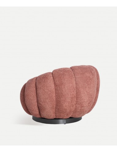 Sillón giratorio art déco BOUCLÉ CREST en...