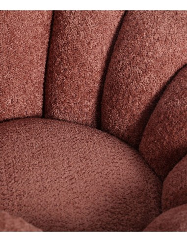 Poltrona giratória art déco BOUCLÉ ​​​​CREST em...