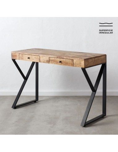 Mesa Kendal de 120 x 50 em madeira de manga e...