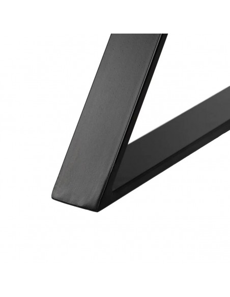 Escritorio KENDAL 120 x 50 en madera de mango y metal negro