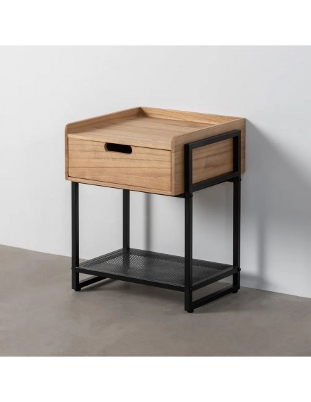Mesa de cabeceira ATENAS 45x41x56 estilo industrial