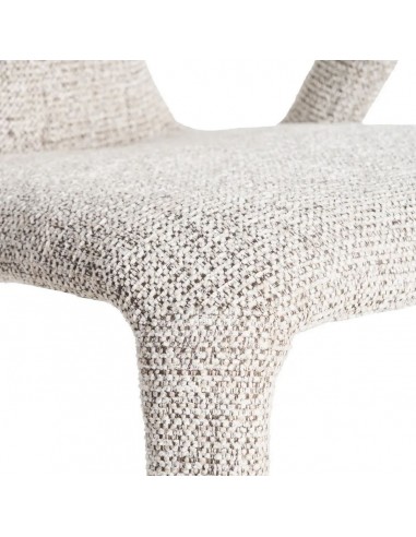Silla con patas tapizadas NIVARIA de diseño 3d...