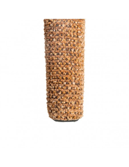 Silla con patas tapizadas NIVARIA de diseño 3d en tejido jaspeado