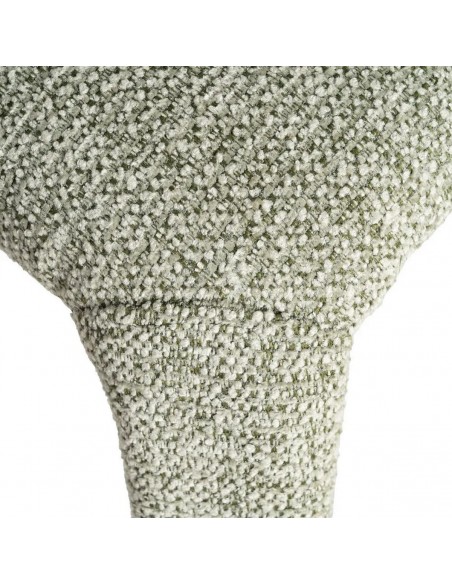 Silla con patas tapizadas ORION de diseño 3d en tejido jaspeado.