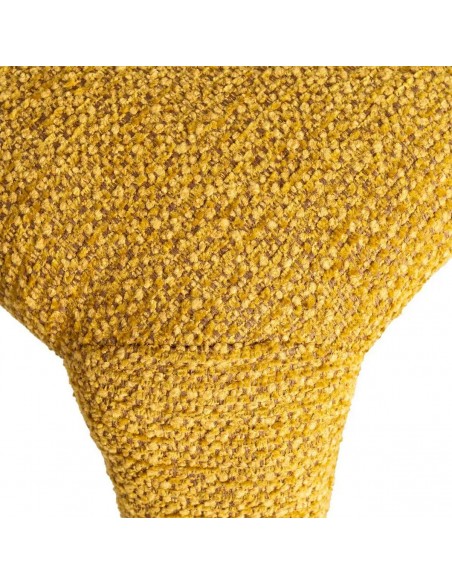 Cadeira ORION com pernas forradas em design 3D em tecido mesclado.