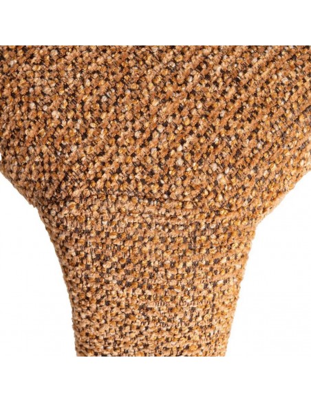 Silla con patas tapizadas ORION de diseño 3d en tejido jaspeado.