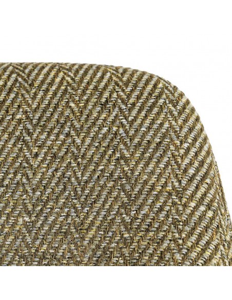 Silla con patas tapizadas ESPIGA de diseño moderno en tejido jaspeado