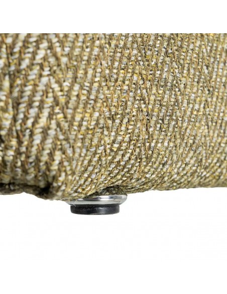 Cadeira com pernas estofadas ESPIGA design moderno em tecido mesclado