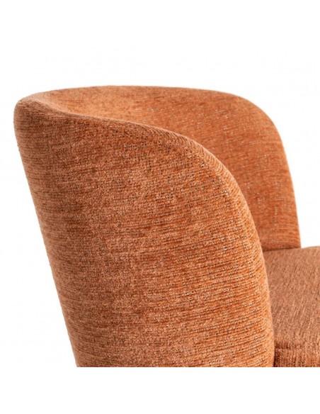 Silla giratoria con retorno automático LUNARIA de diseño curvo 3d