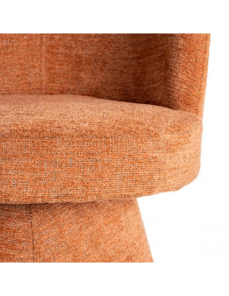 Cadeira giratória LUNARIA com retorno automático, design curvo 3D